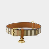 Collier Pour Chien M/L - Burberry - Cuir - Briar Brown