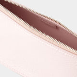 Wallet On Chain Shield Sling Mini - Burberry - Cuir - Rose