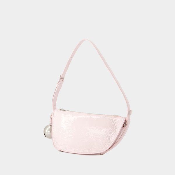 Wallet On Chain Shield Sling Mini - Burberry - Cuir - Rose