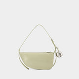 Wallet On Chain Shield Sling Mini - Burberry - Cuir - Beige