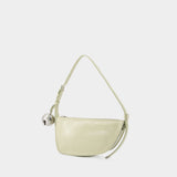 Wallet On Chain Shield Sling Mini - Burberry - Cuir - Beige