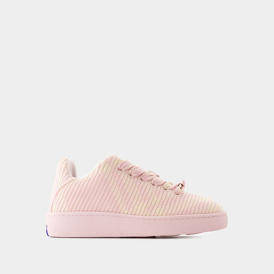 Sneakers LF Box Knit - Burberry - Synthétique - Rose