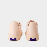 Sneakers LF Box - Burberry - Cuir - Baby Neon
