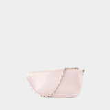 Sac à Bandoulière Micro Sling Shield - Burberry - Cuir - Rose