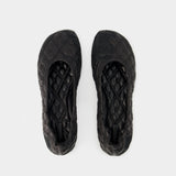 Ballerines Sadler - Burberry - Cuir - Noir