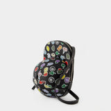 Sac Hobo Midi Cap - J.W. Anderson - Cuir - Noir