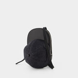 Sac Hobo Midi Cap - J.W. Anderson - Cuir - Gris Denim