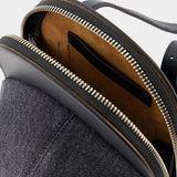 Sac Hobo Midi Cap - J.W. Anderson - Cuir - Gris Denim