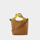 Cabas Chain Link - J.W. Anderson - Cuir - Pecan/Jaune