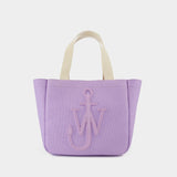 Tote Bag Cabas - J.W. Anderson - Coton - Lilas