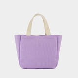 Tote Bag Cabas - J.W. Anderson - Coton - Lilas