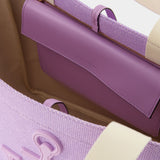 Tote Bag Cabas - J.W. Anderson - Coton - Lilas