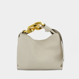 Sac Hobo Small Chain - J.W. Anderson - Cuir - Blanc Cassé