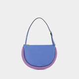 Sac Hobo Bumper-Moon - J.W. Anderson - Cuir - Bleu/Lilas