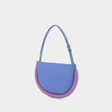 Sac Hobo Bumper-Moon - J.W. Anderson - Cuir - Bleu/Lilas