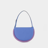 Sac Hobo Bumper-Moon - J.W. Anderson - Cuir - Bleu/Lilas