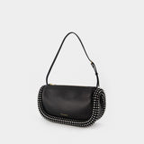 Sac Hobo Crystal Bumper-15 - J.W. Anderson - Cuir - Noir