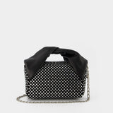Sac Hobo Crystal Midi Twister - J.W. Anderson - Cuir - Noir