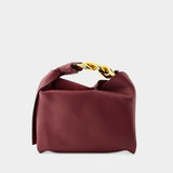 Sac Hobo Small Chain - J.W.Anderson - Cuir - Bordeaux