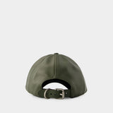 Casquette Baseball - J.W.Anderson - Cuir - Olive Foncé