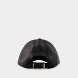 Casquette Baseball - J.W.Anderson - Cuir - Noir