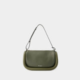 Sac The Bumper-15 - J.W.Anderson - Cuir - Olive Foncé