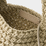 Sac À Main Large Popcorn Basket - J.W. Anderson - Coton - Beige