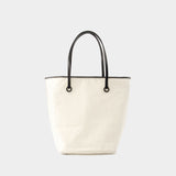 Tote Bag Anchor Tall - J.W. Anderson - Toile - Ivoire/Noir