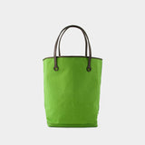 Tote Bag Anchor Tall - J.W. Anderson - Toile - Vert/Marron