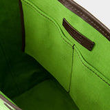 Tote Bag Anchor Tall - J.W. Anderson - Toile - Vert/Marron