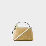 Sac À Bandoulière Small The JWA Corner - J.W. Anderson - Cuir - Sand
