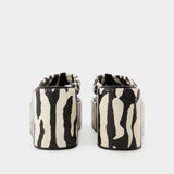 Sandales Zèbre - Coperni - Cuir - Noir/Blanc