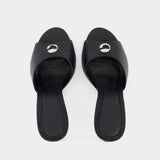 Mules Logo - Coperni - Cuir - Noir