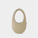 Sac à bandoulière Mini Swipe - Coperni - Cuir - Beige