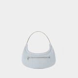 Sac Ring Baguette Swipe - Coperni - Denim - Bleu