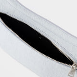 Sac Ring Baguette Swipe - Coperni - Denim - Bleu
