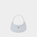 Sac Ring Baguette Swipe - Coperni - Denim - Bleu
