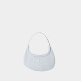 Sac Ring Baguette Swipe - Coperni - Denim - Bleu