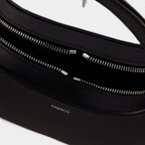 Sac à bandoulière Baguette Swipe - Coperni - Cuir - Noir