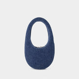 Sac À Bandoulière Swipe Mini - Coperni - Denim - Washed Blue
