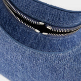Sac À Bandoulière Swipe Mini - Coperni - Denim - Washed Blue