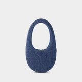 Sac À Bandoulière Swipe Mini - Coperni - Denim - Washed Blue