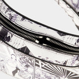 Sac Baguette Comic Print Swipe - Coperni - Cuir - Noir