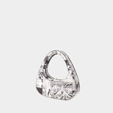 Sac Baguette Comic Print Swipe - Coperni - Cuir - Noir