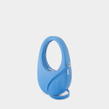 Sac À Bandoulière Mini Swipe - Coperni - Cuir - Bleu