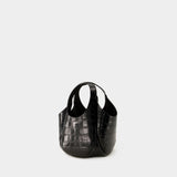 Cabas Mini Bucket Swipe - Coperni - Cuir - Noir