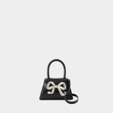 Sac À Main Bow Micro - Self Portrait - Cuir - Noir