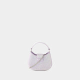 Sac À Main Crescent Bow Micro - Self Portrait - Cuir Synthétique - Violet