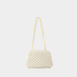 Sac À Bandoulière Bow - Self Portrait - Cuir - Beige