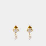 Boucles d'oreille Moonlight Capture - Alighieri - Plaqué or - Doré